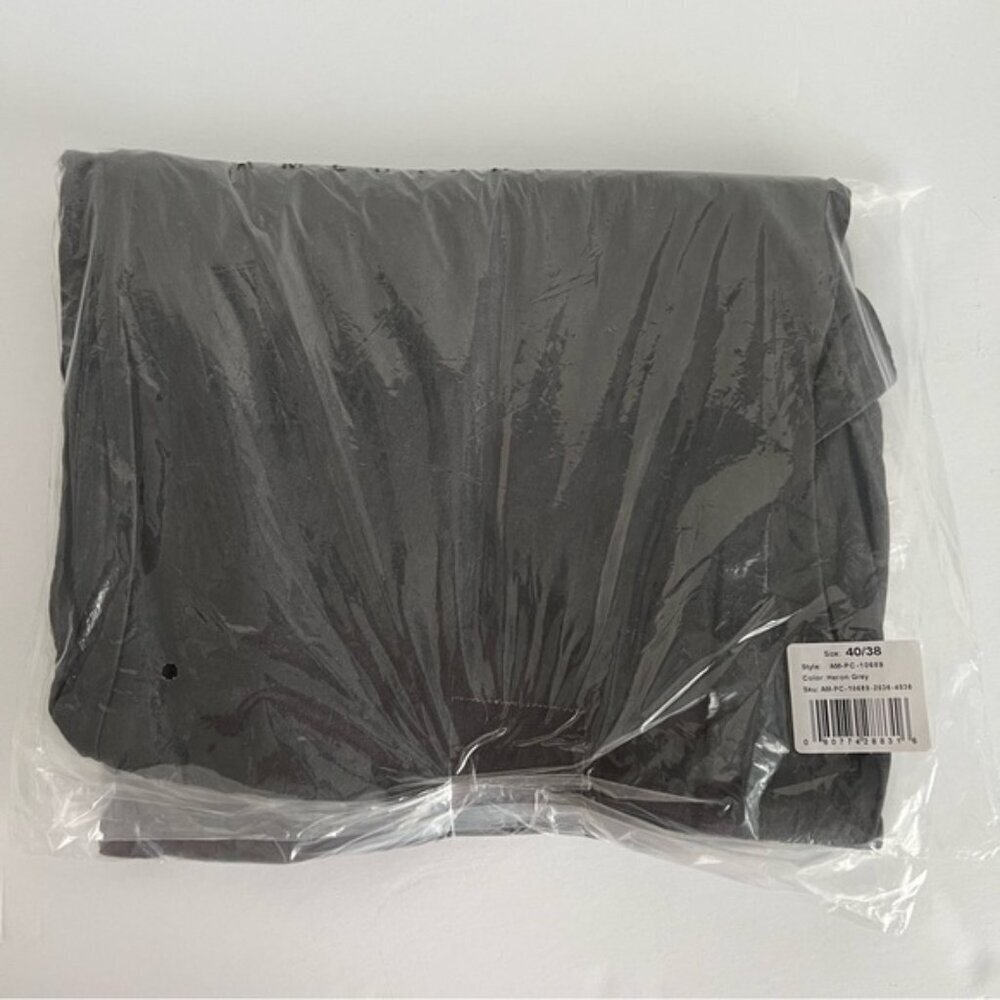 American Tall-Everyday Comfort Tapered Fit Pants-Heron Grey. Size:40Wx38L (1651) - Picture 3 of 13